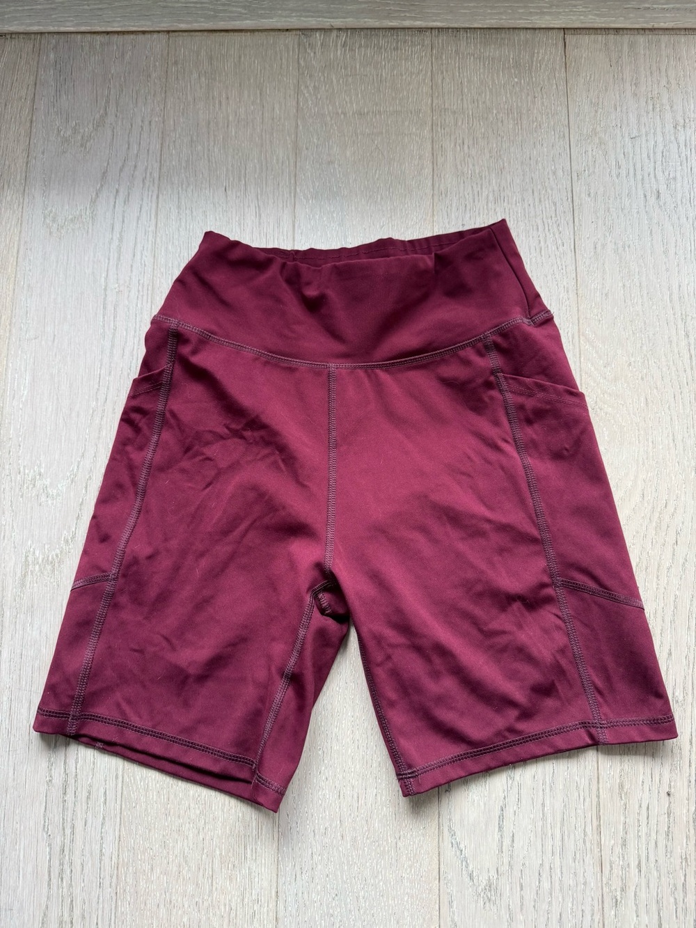 American Eagle Outfitters Burgundy Bike Shorts